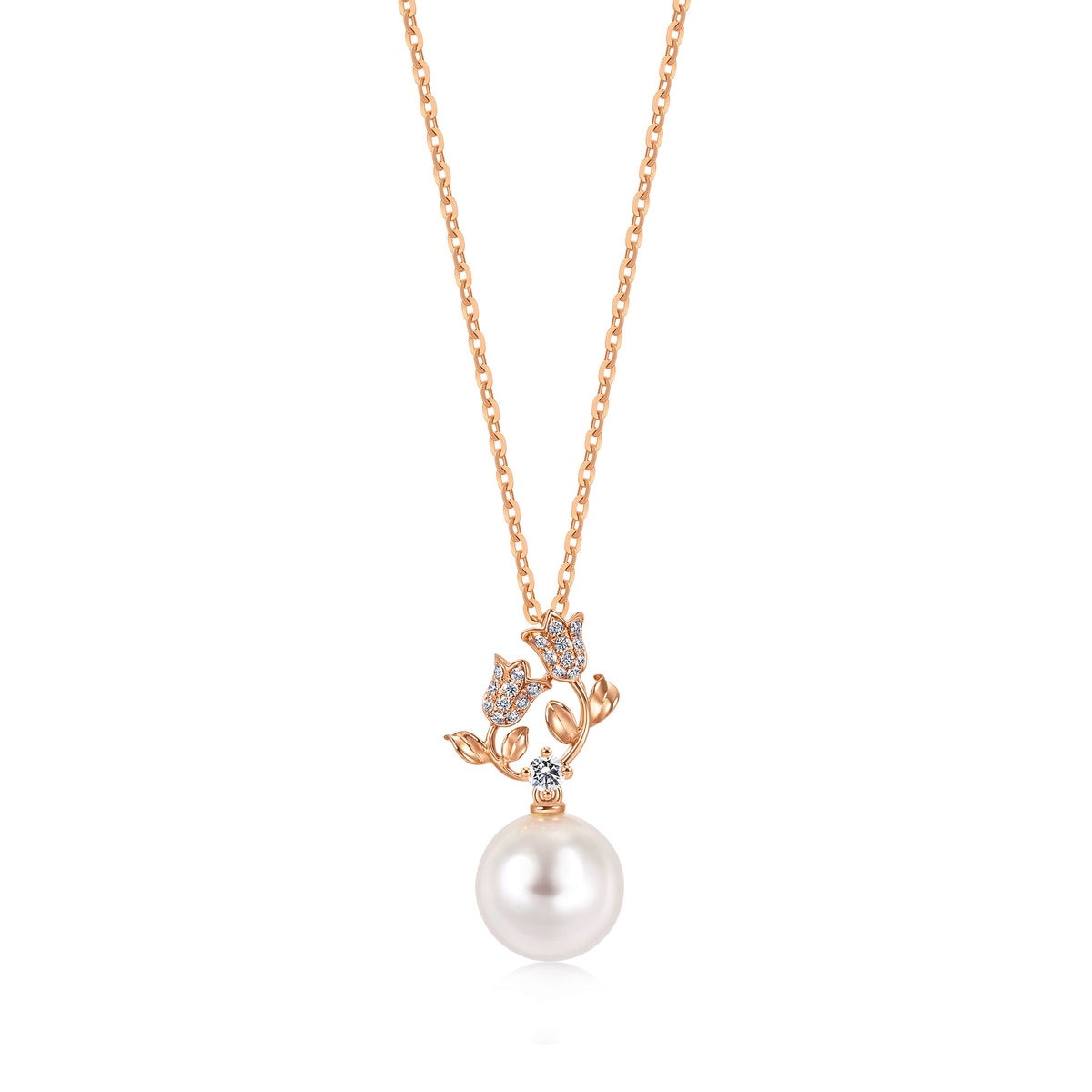 18K Rose Gold South Sea Pearl Pendant