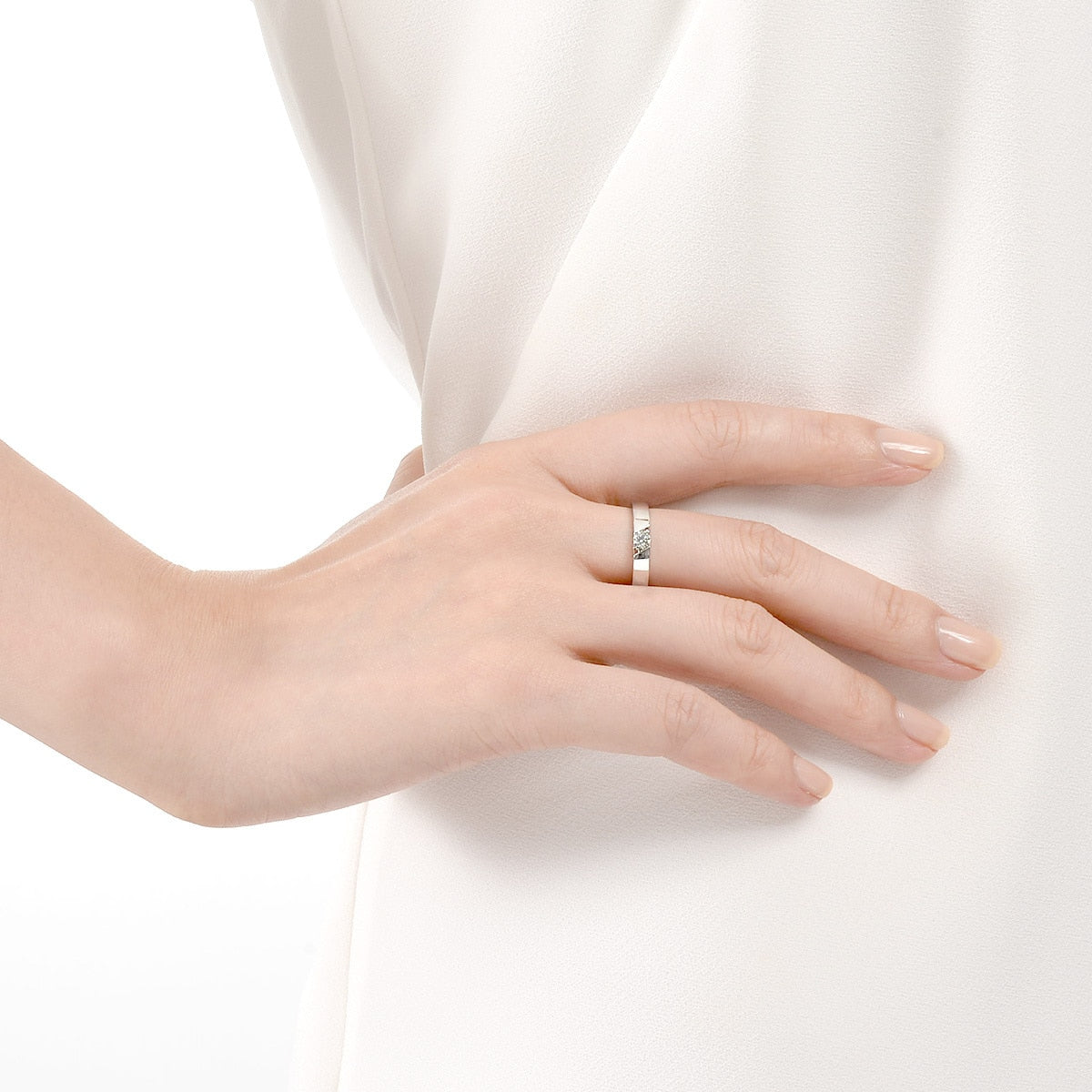 Classic' 900 Platinum Diamond Ring