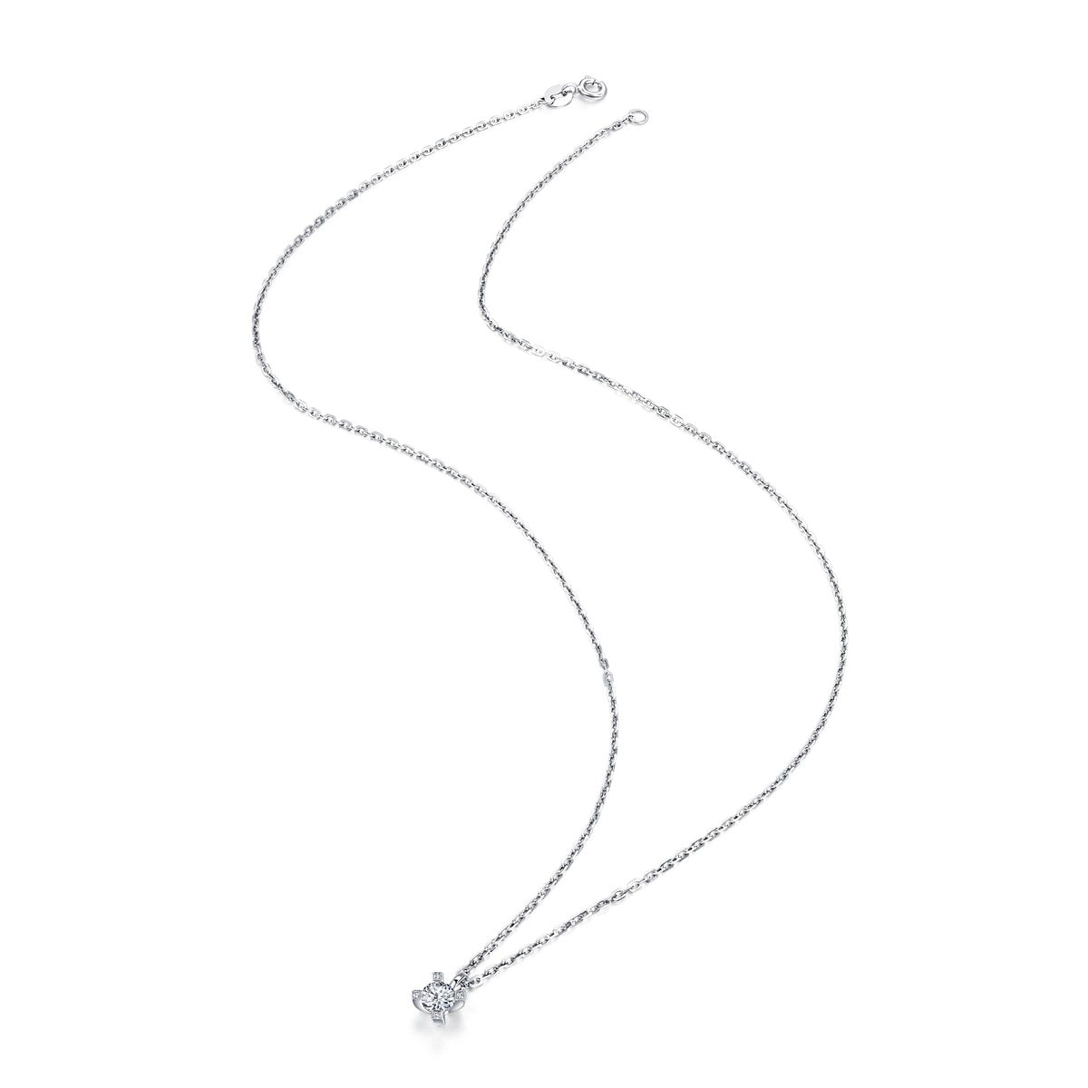 FOREVERMARK' 18K White Gold Diamond Necklace
