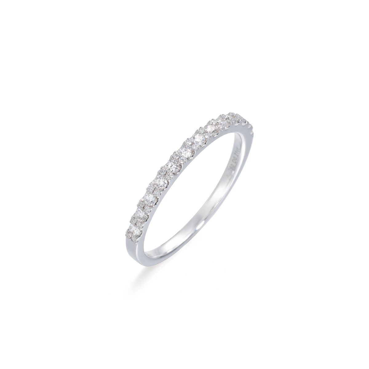 18K White Gold Diamond Ring