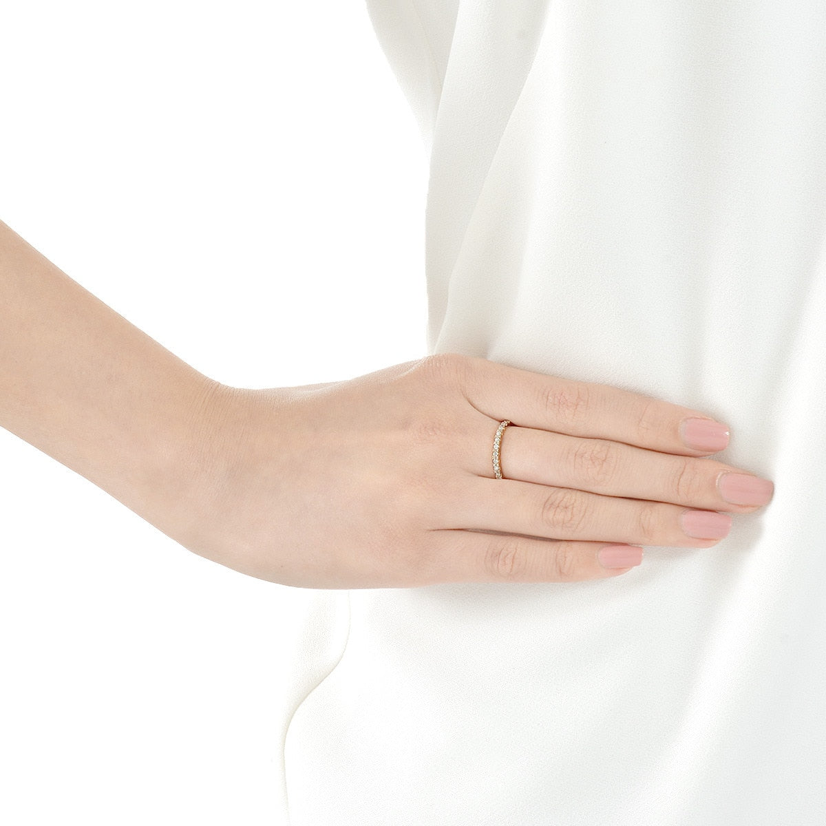 18K Rose Gold Diamond Ring