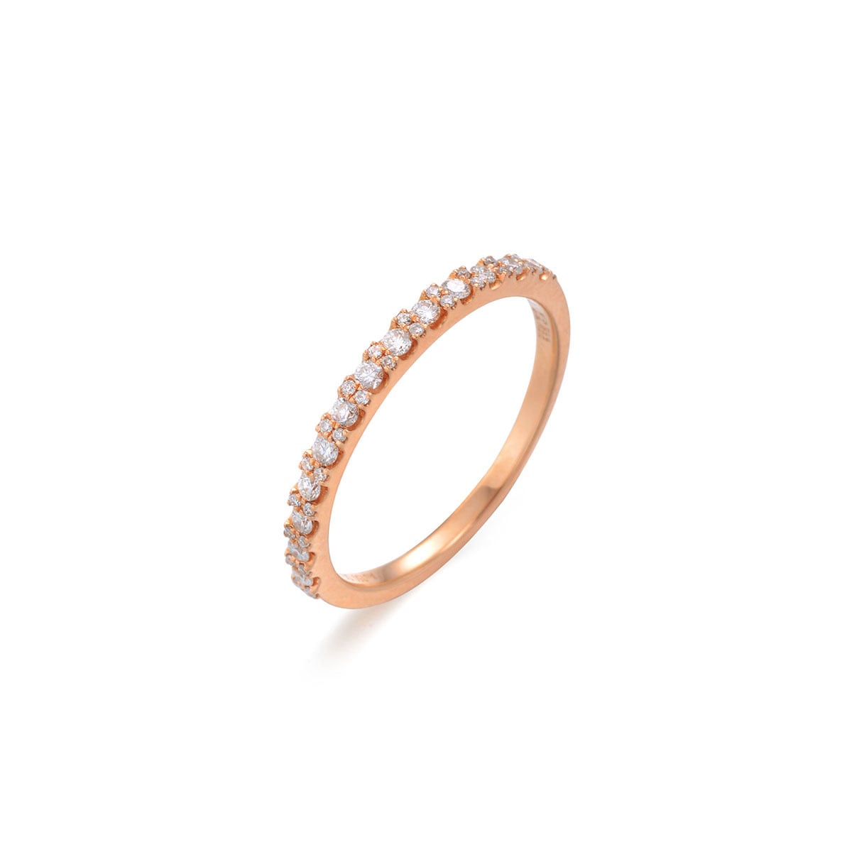18K Rose Gold Diamond Ring