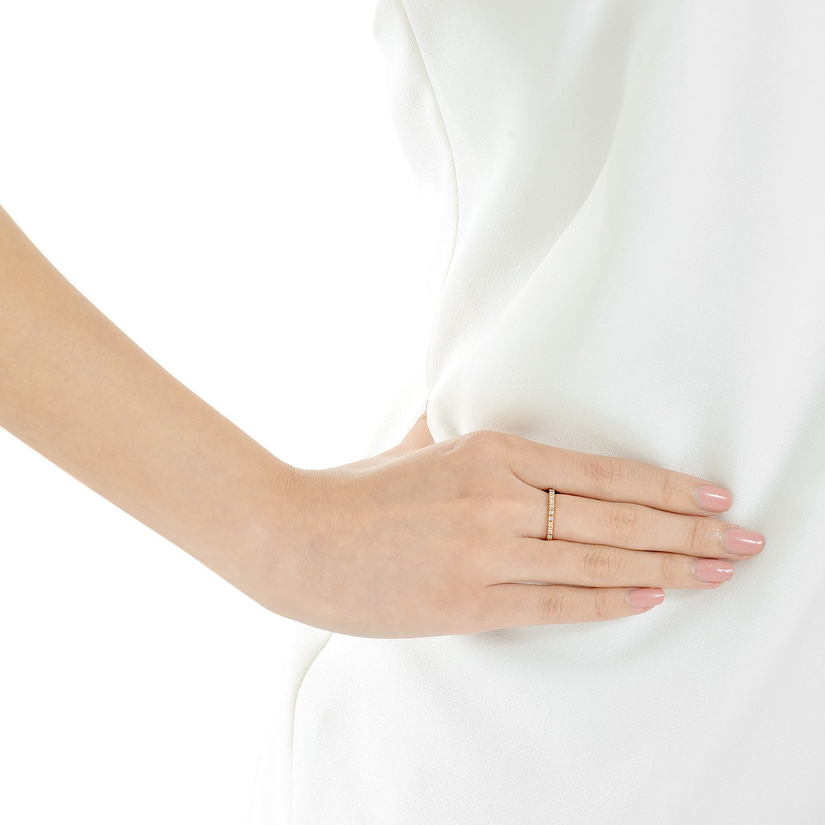 18K Rose Gold Diamond Ring