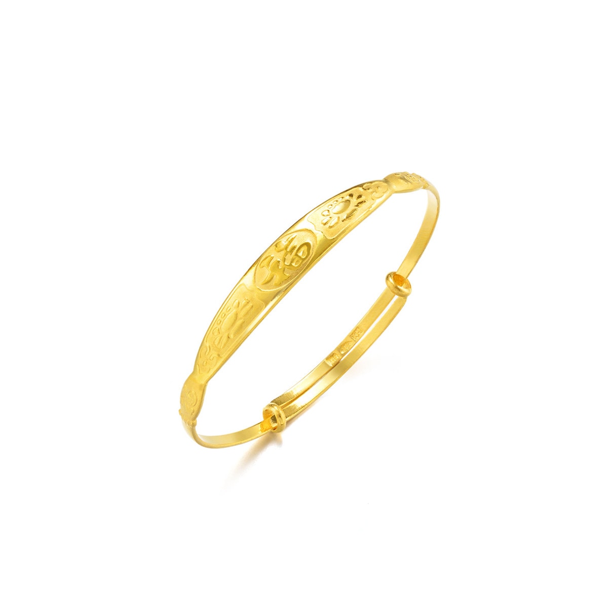 New Born' 999.9 Gold Fortune Baby Bangle