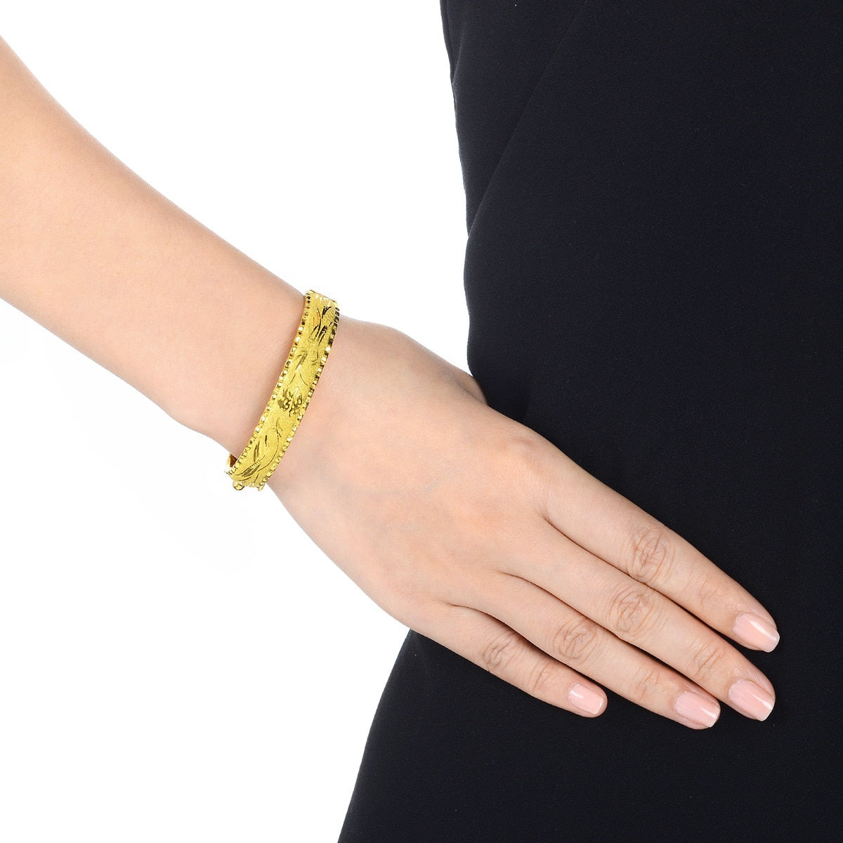 Dragon & Phoenix' 999.9 Gold Bangle