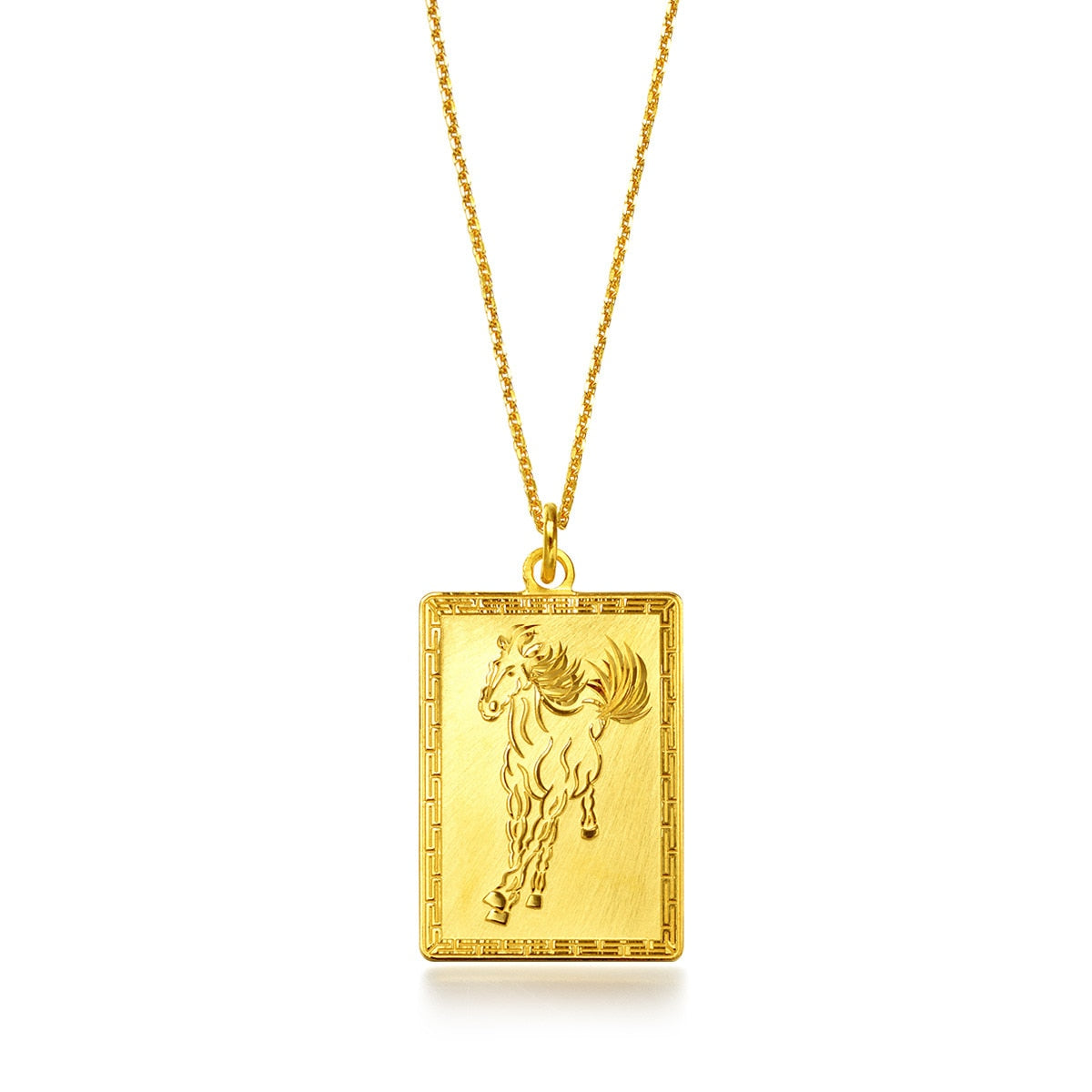 999.9 Gold Horse Pendant