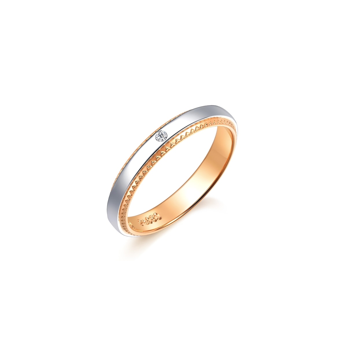Majesty' 18K Gold & 950 Platinum Diamond Ring
