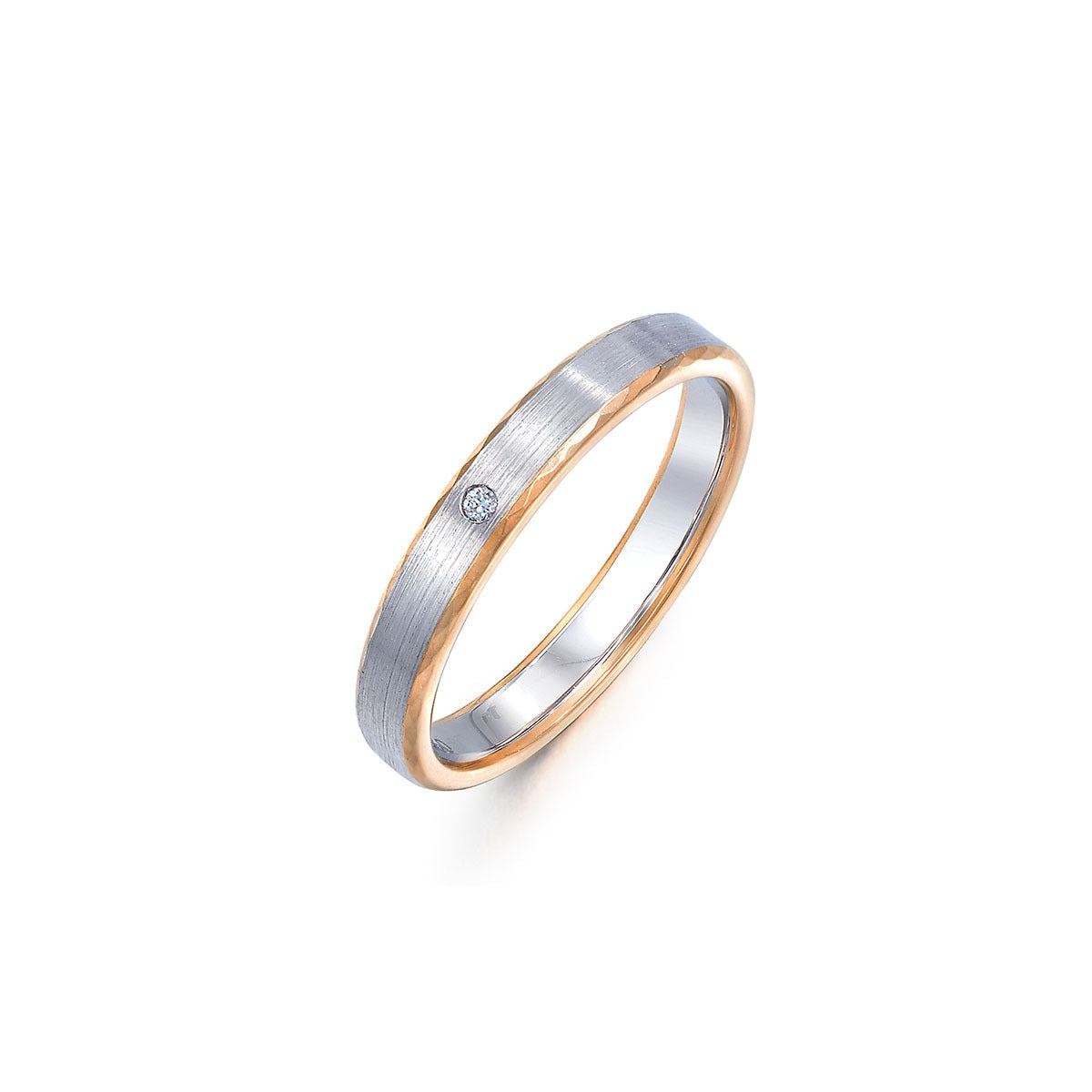 Majesty' 18K Gold & 950 Platinum Diamond Ring