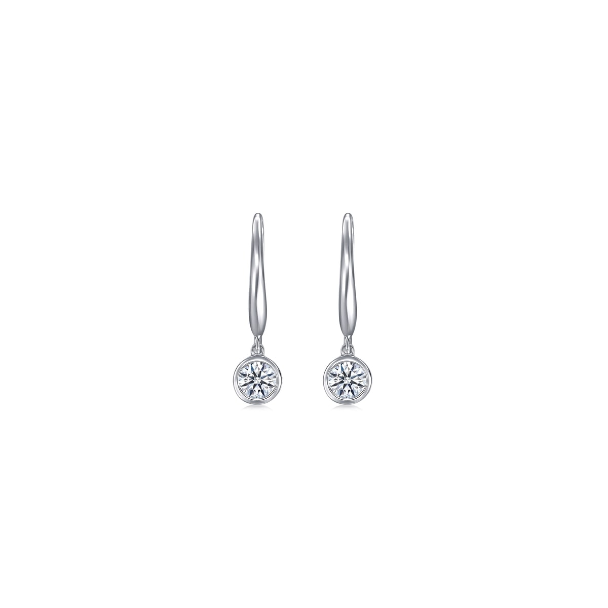Iconic' 18K White Gold Diamond Earrings