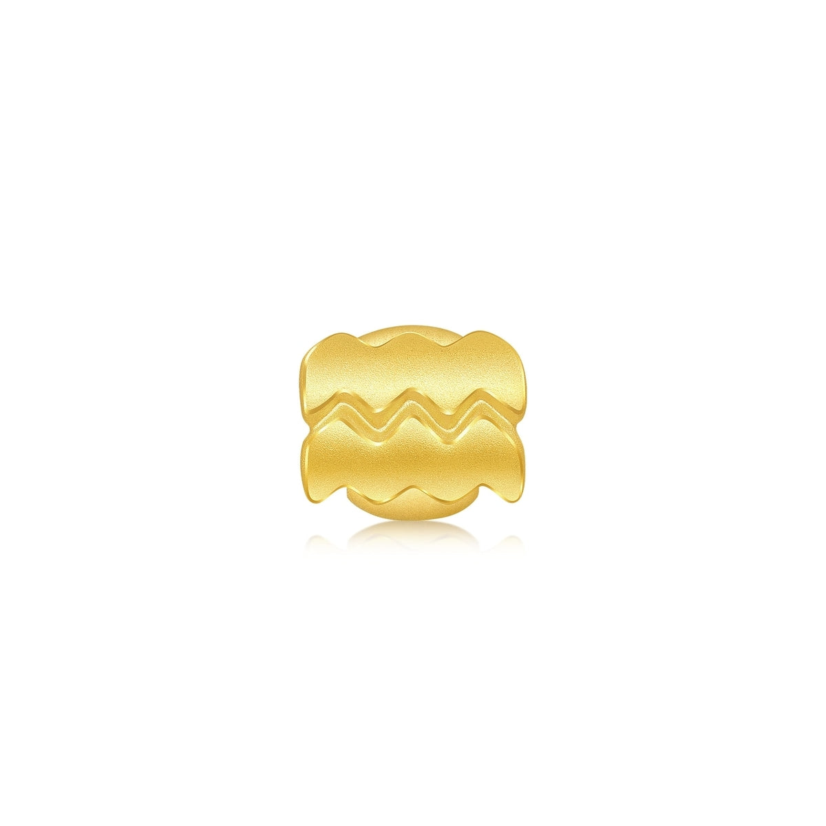 Fate & Myth' 999 Gold Aquarius Charm