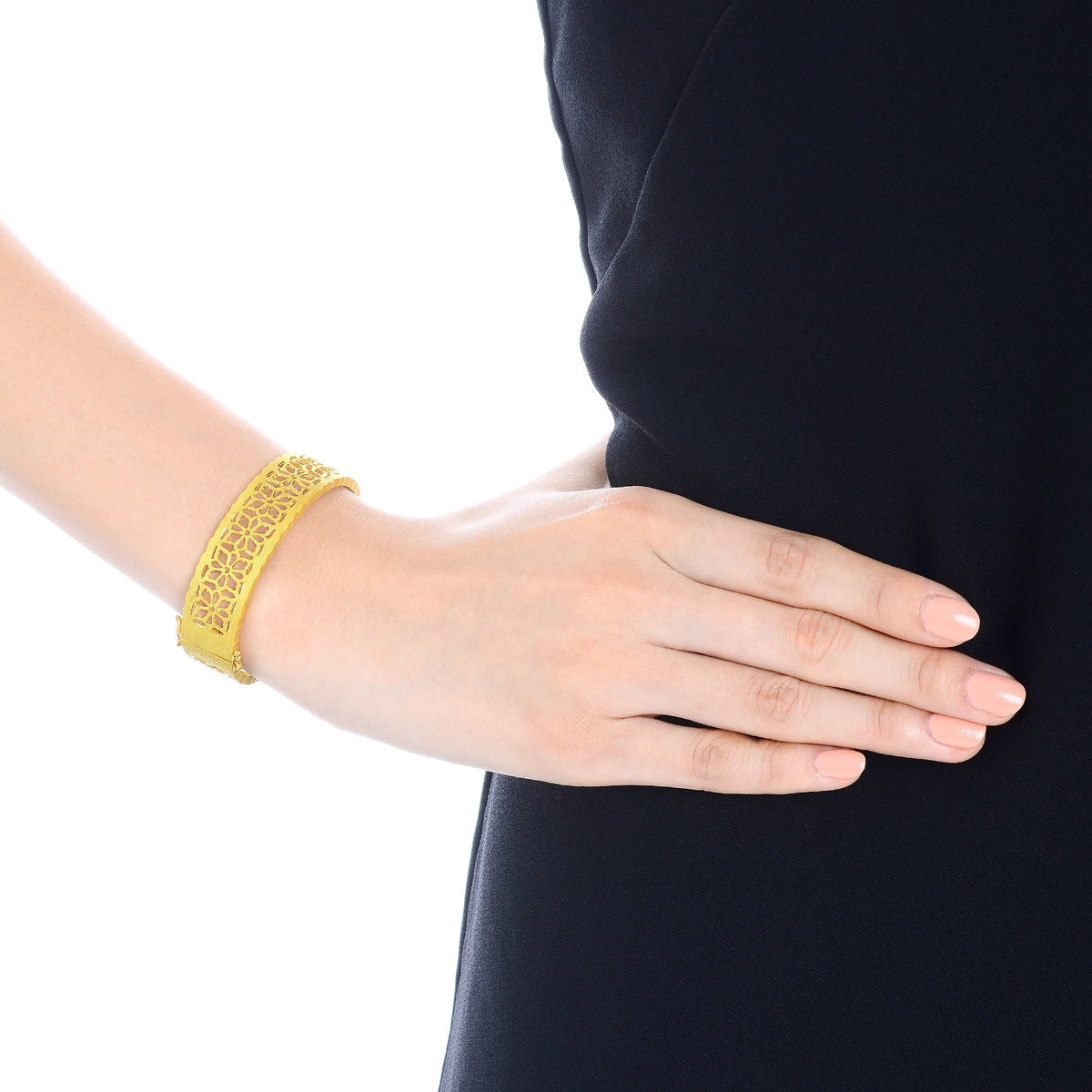 Blossom' 999.9 Gold Bangle