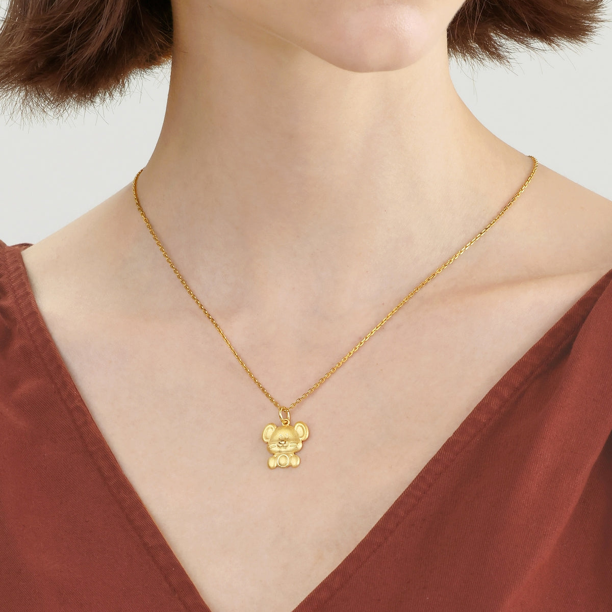 New Year & Chinese Zodiac' 999.9 Gold Pendant