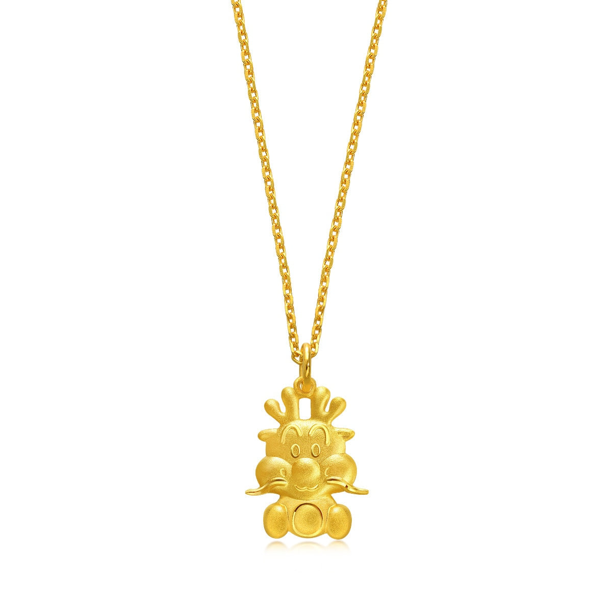 New Year & Chinese Zodiac' 999.9 Gold Dragon Pendant