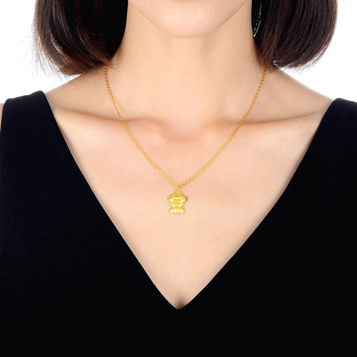 New Year & Chinese Zodiac' 999.9 Gold Pendant