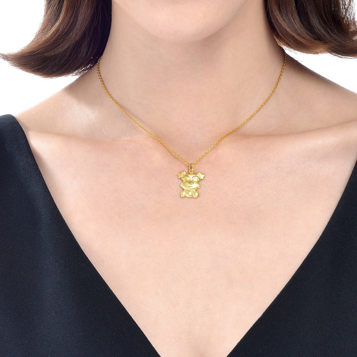 New Year & Chinese Zodiac' 999.9 Gold Pendant