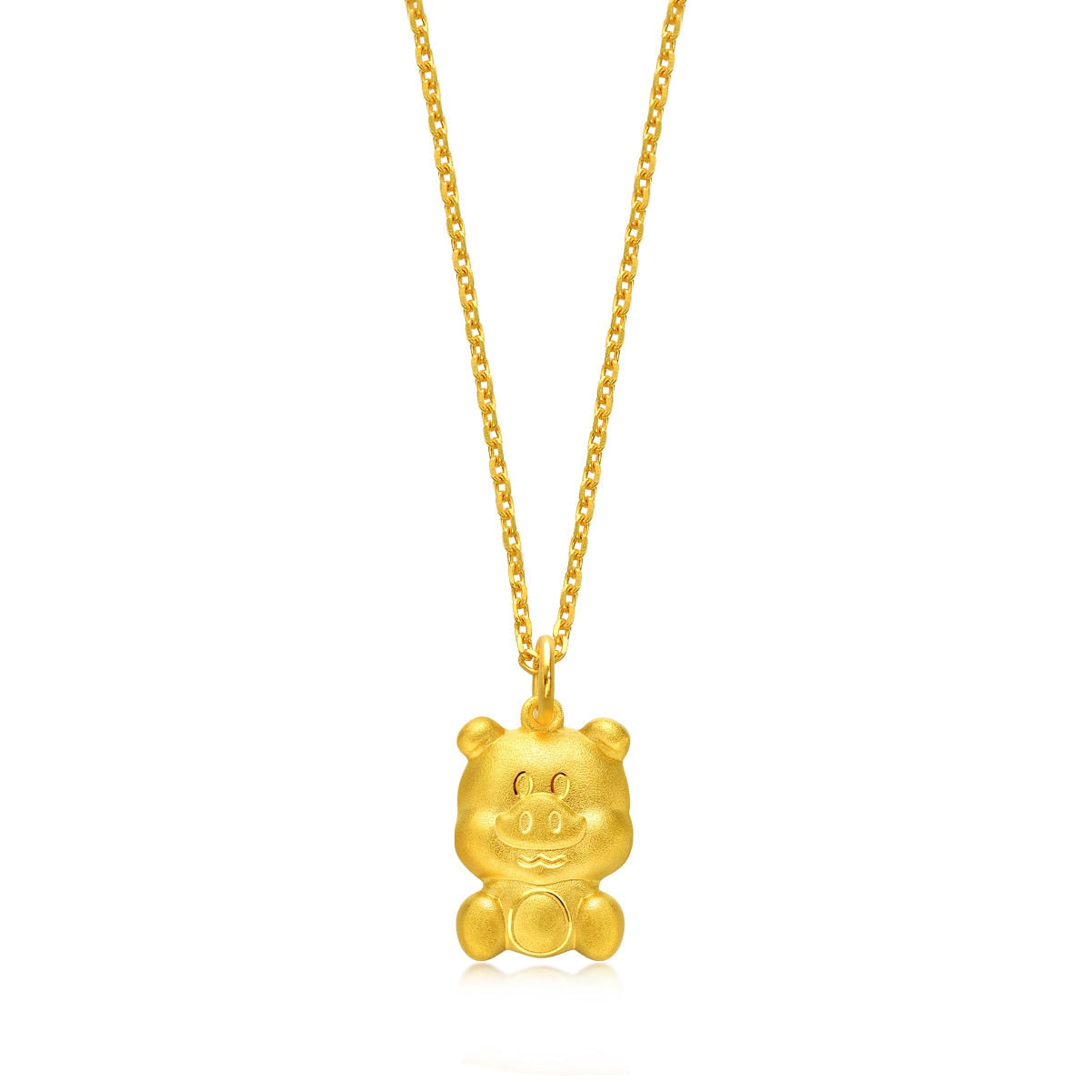 New Year & Chinese Zodiac' 999.9 Gold Pig Pendant