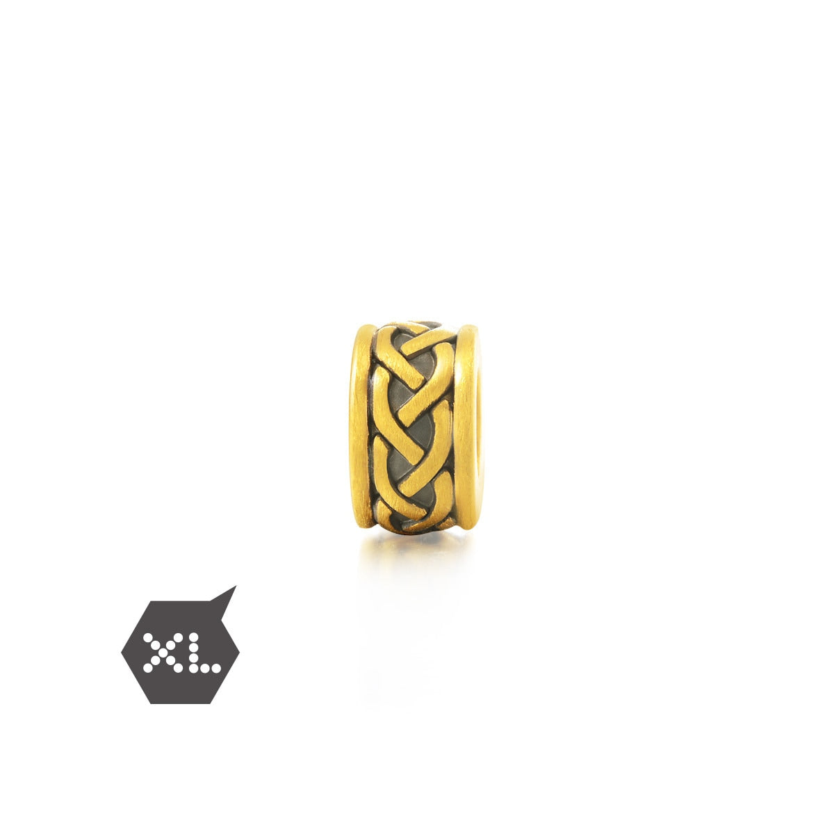 Noir' 999 Gold Strength Charm