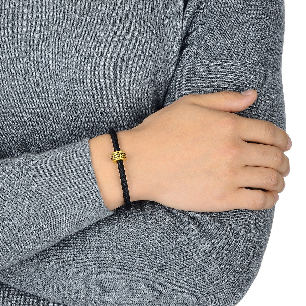 Noir' 999 Gold Strength Charm