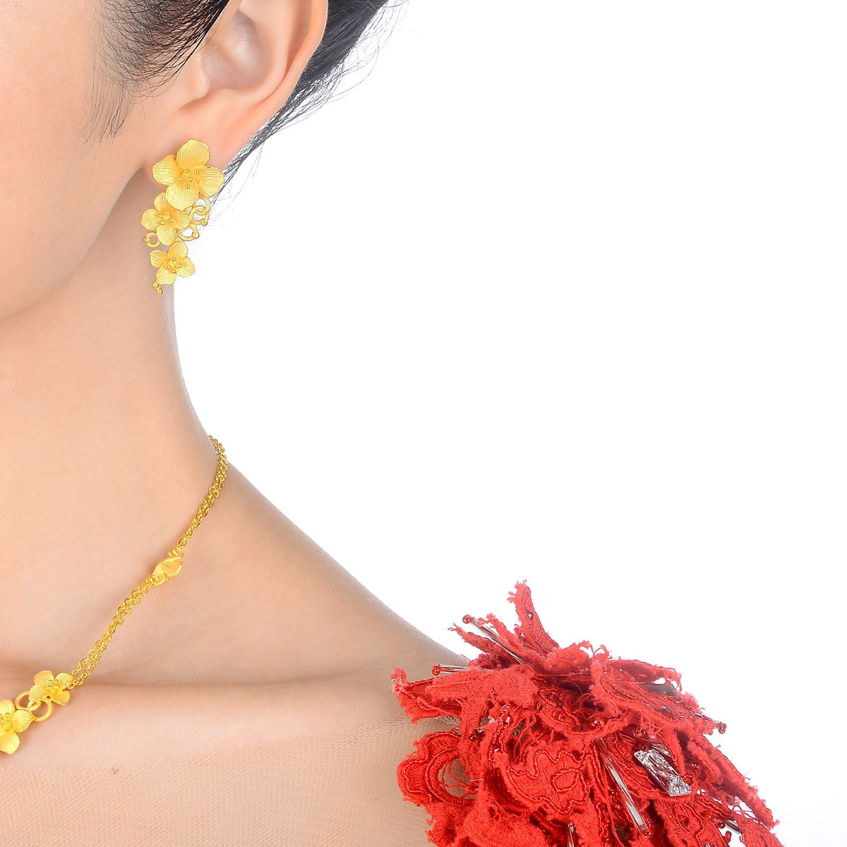999.9 Gold Earrings