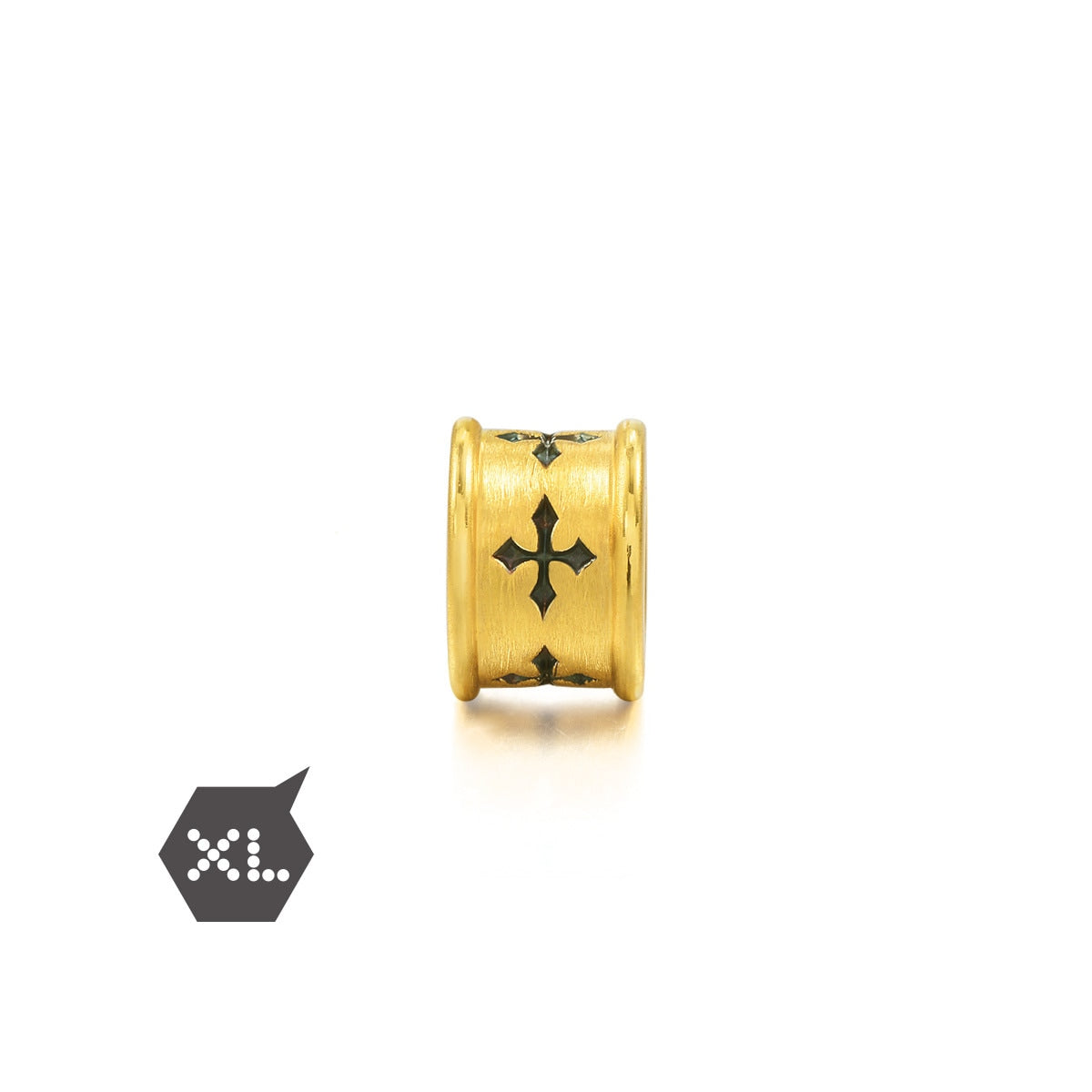 Noir' 999 Gold Faith Charm