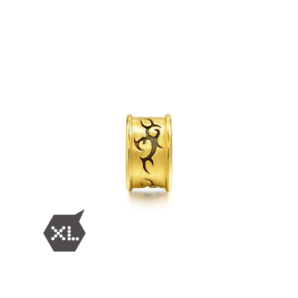 Noir' 999 Gold Courage Charm
