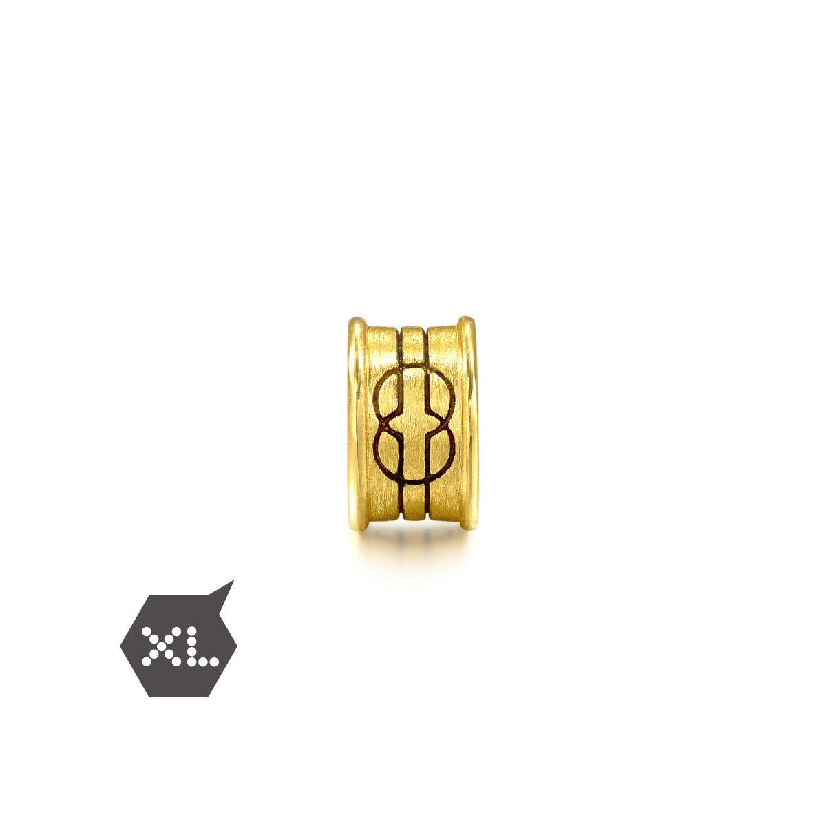 Noir' 999 Gold Wisdom Charm