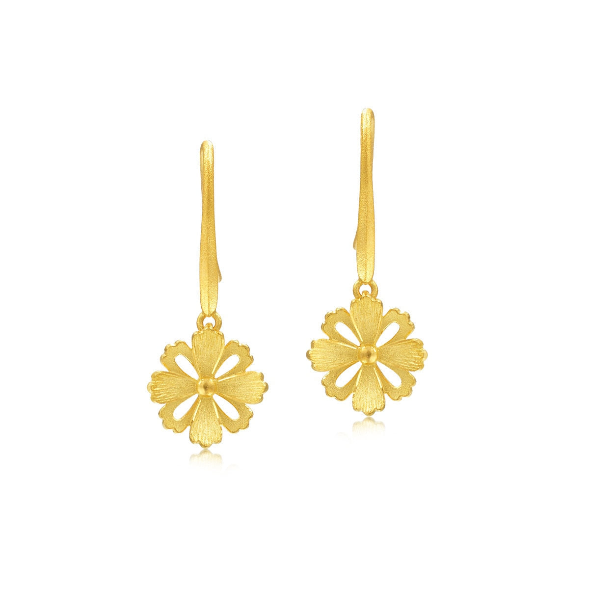 Blossom' 999.9 Gold Earrings