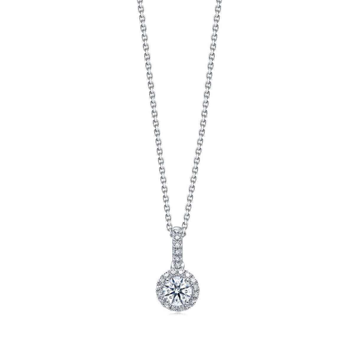 Iconic' 900 Platinum Diamond Pendant