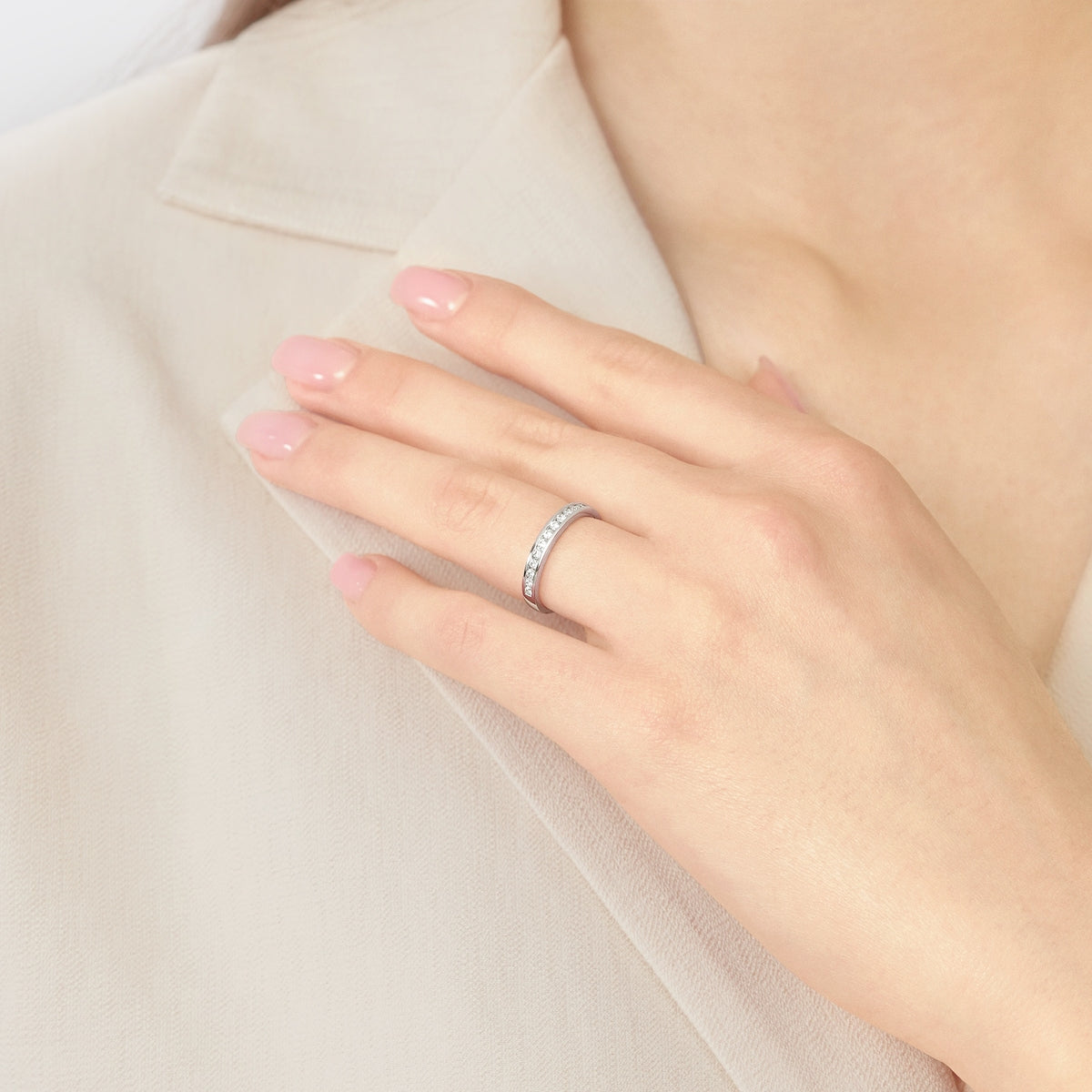 18K/750 Gold (White) Diamond Ring