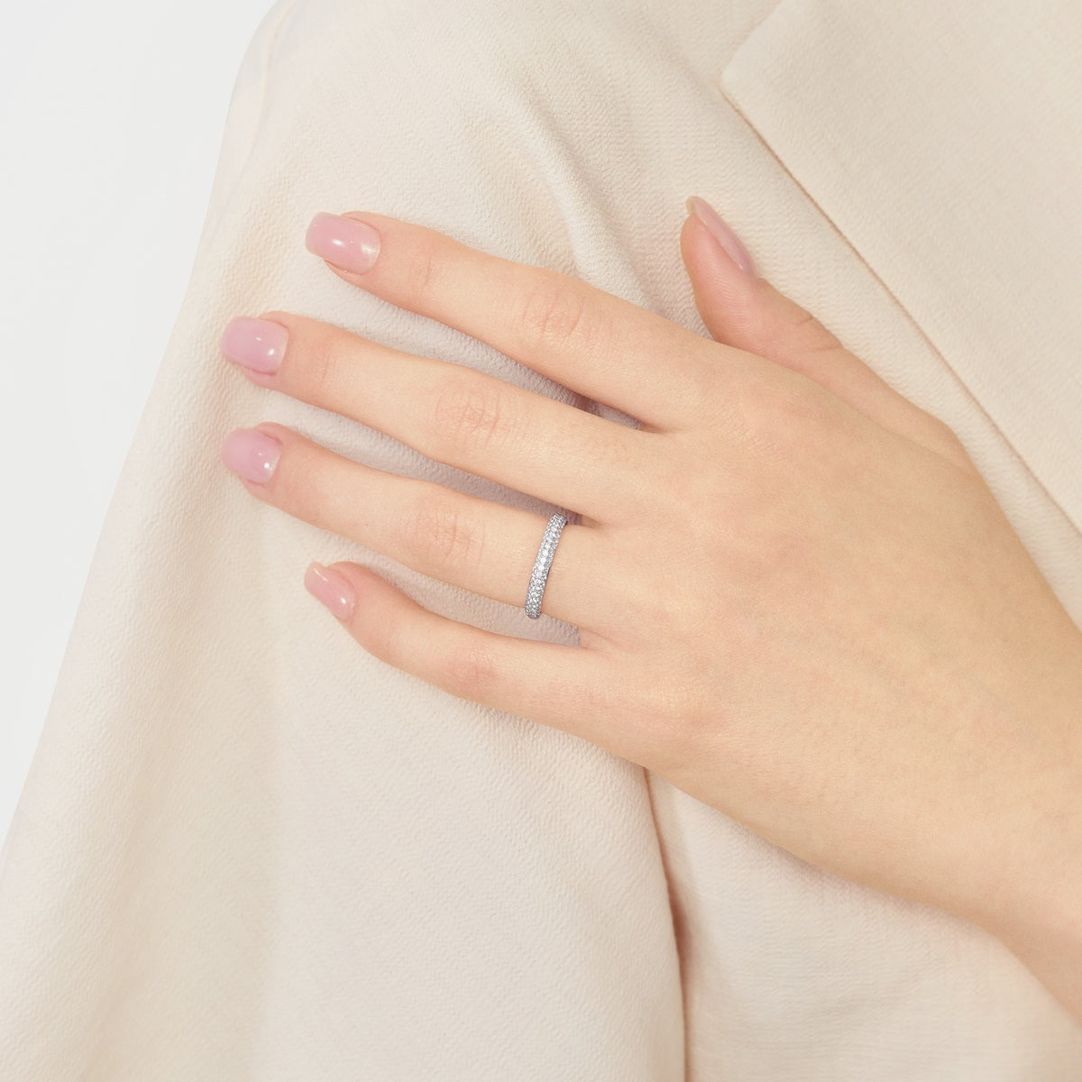 18K/750 Gold (White) Diamond Ring