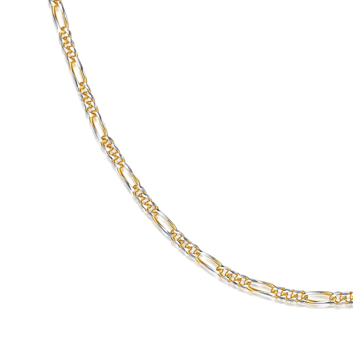 18K Yellow & White Gold Necklace