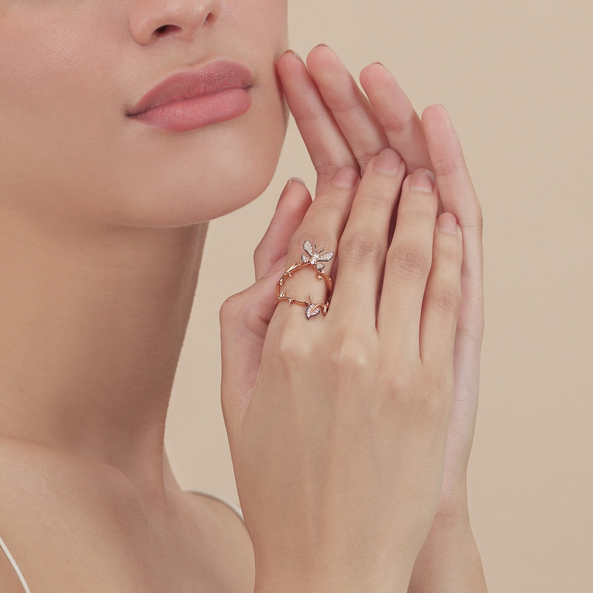 18K/750 Gold (Multi-coloured) Diamond Ring