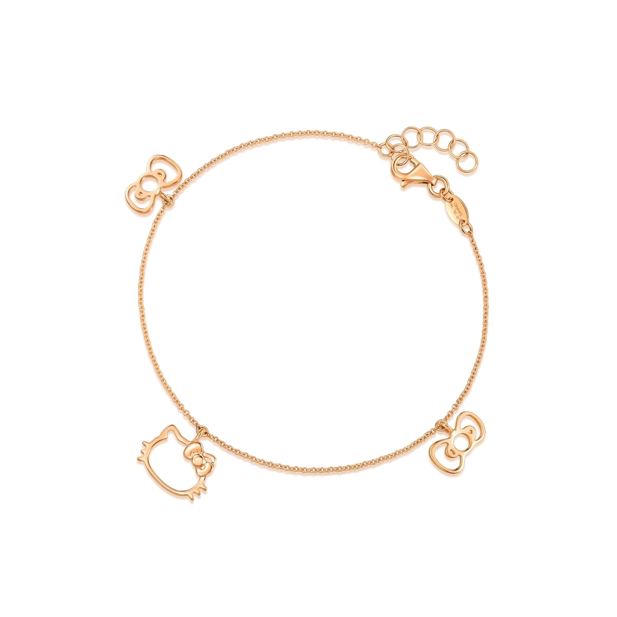 Hello Kitty' 18K Rose Gold Bracelet