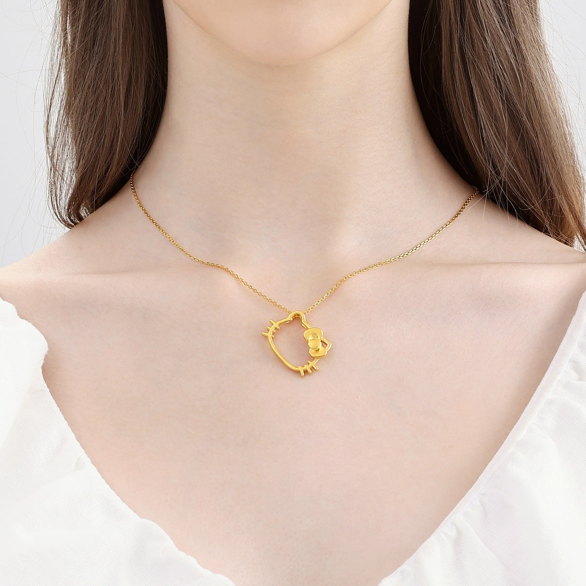 Hello Kitty' 999 Gold Pendant