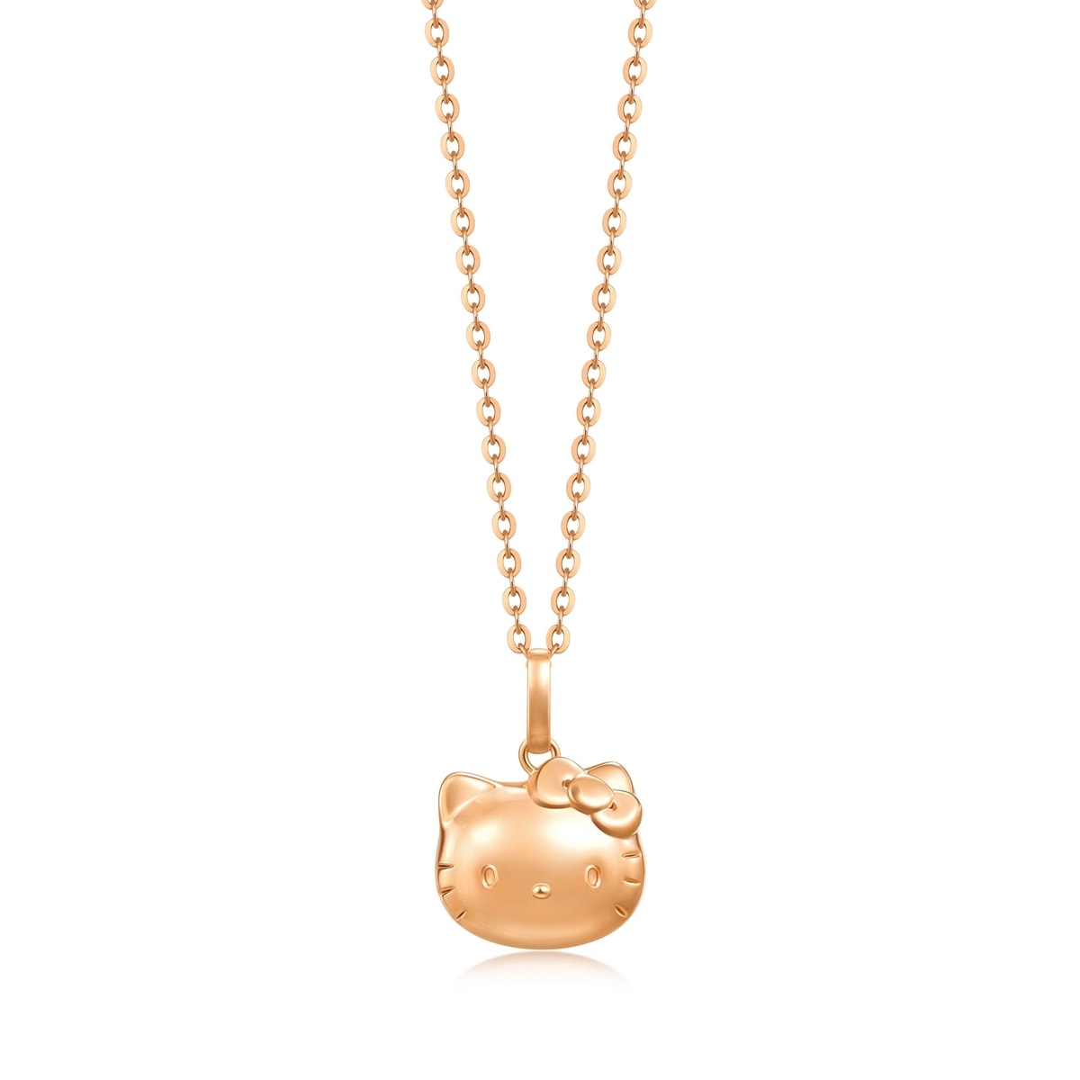 Hello Kitty' 18K Rose Gold Pendant