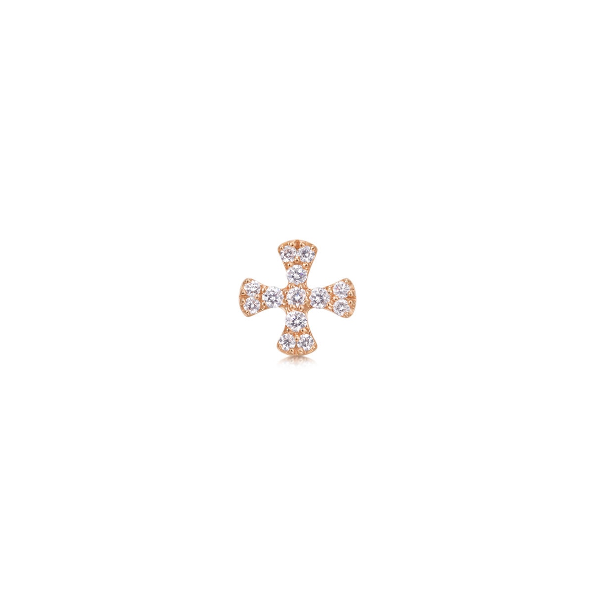 ear-play-red-gold-diamond-cross-single-earring-chow-sang-sang