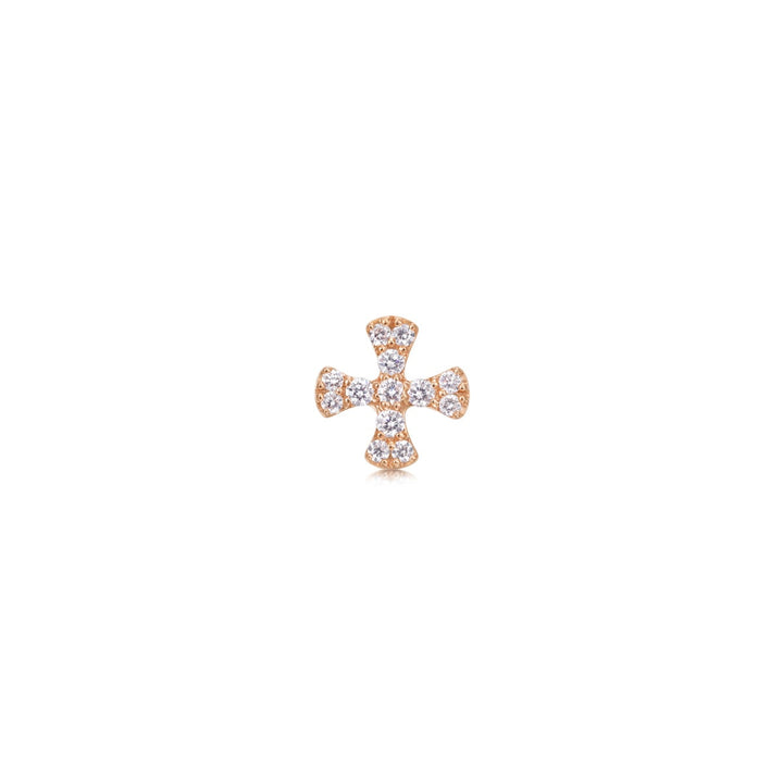 ear-play-red-gold-diamond-cross-single-earring-chow-sang-sang