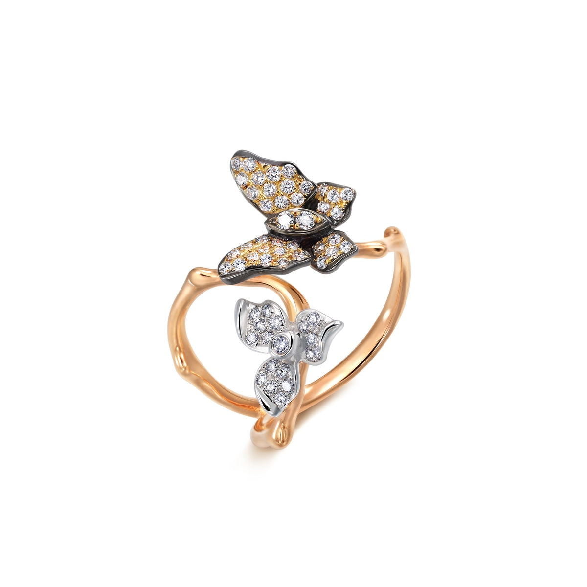 18K/750 Gold (Multi-coloured) Diamond Ring