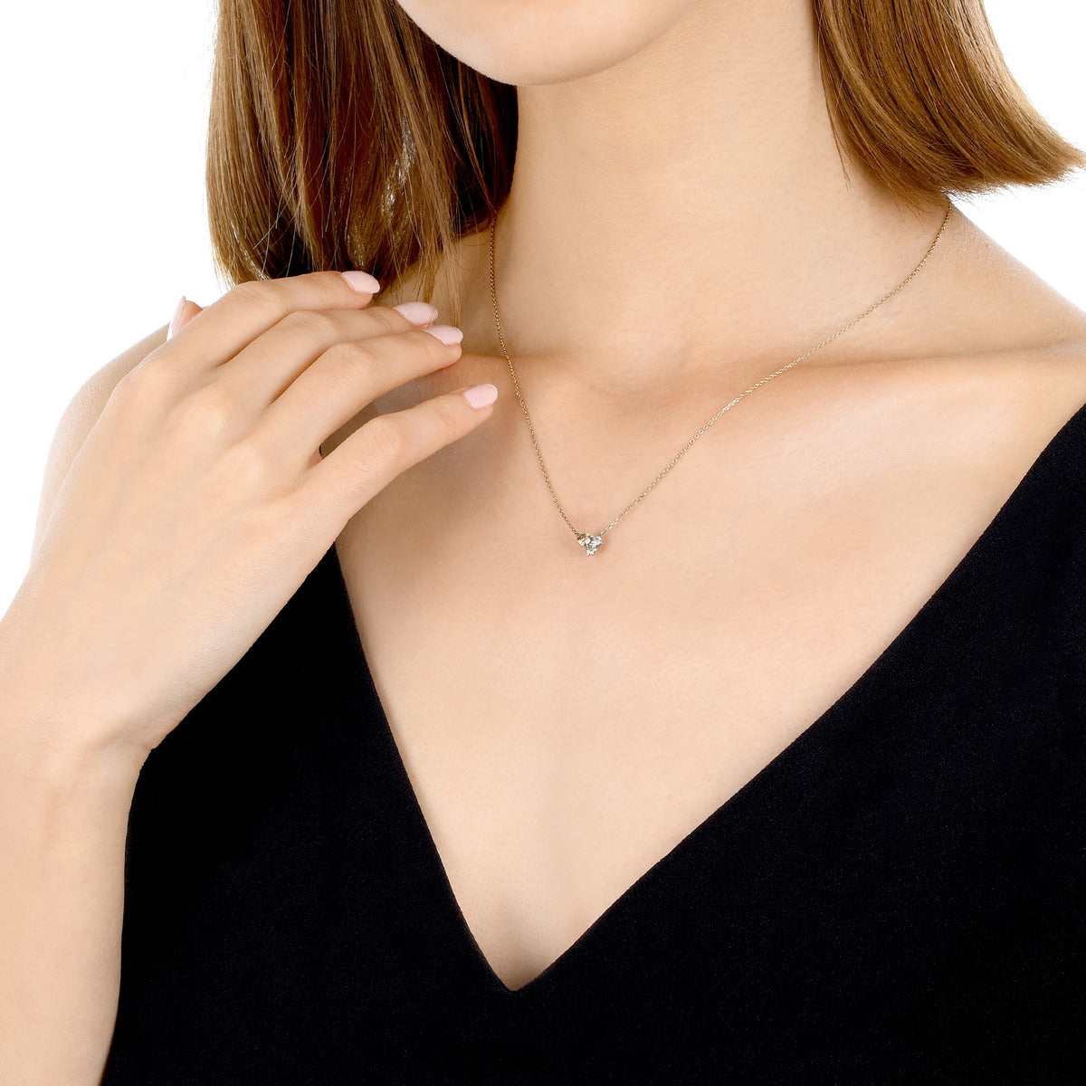 18K/750 Gold (Brown) Brown Diamond Necklace