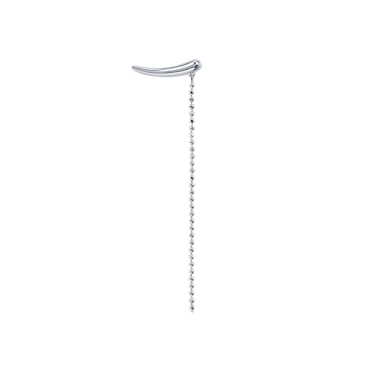 Ear Play' 950 Platinum Single Earring