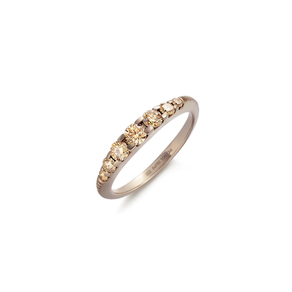 18K/750 Gold (Brown) Brown Diamond Ring