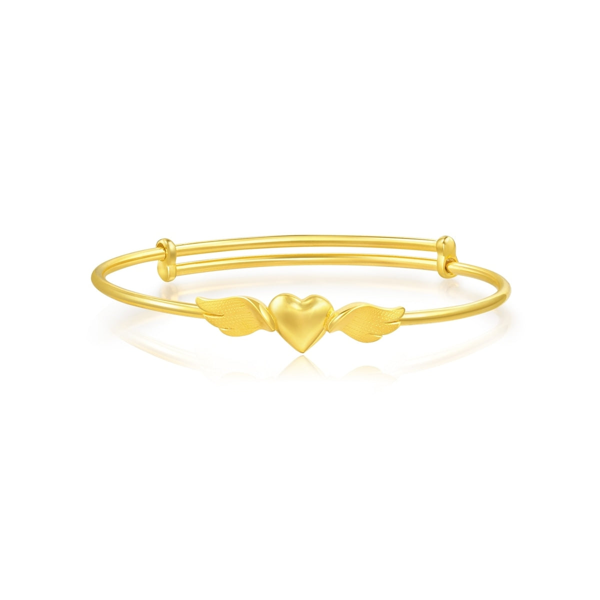 Love Symbol' 999.9 Gold Bangle