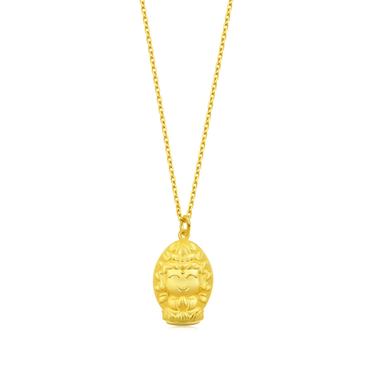 Fate with Buddha' 999.9 Gold Thousand-Hand Goddess of Mercy (Rat) Pendant