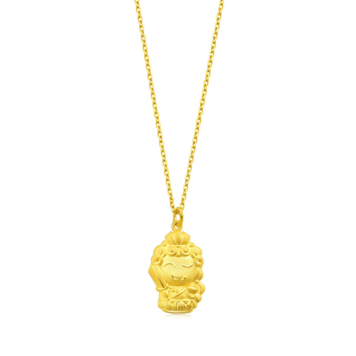 Fate with Buddha' 999.9 Gold Immovable Buddha(Rooster) Pendant