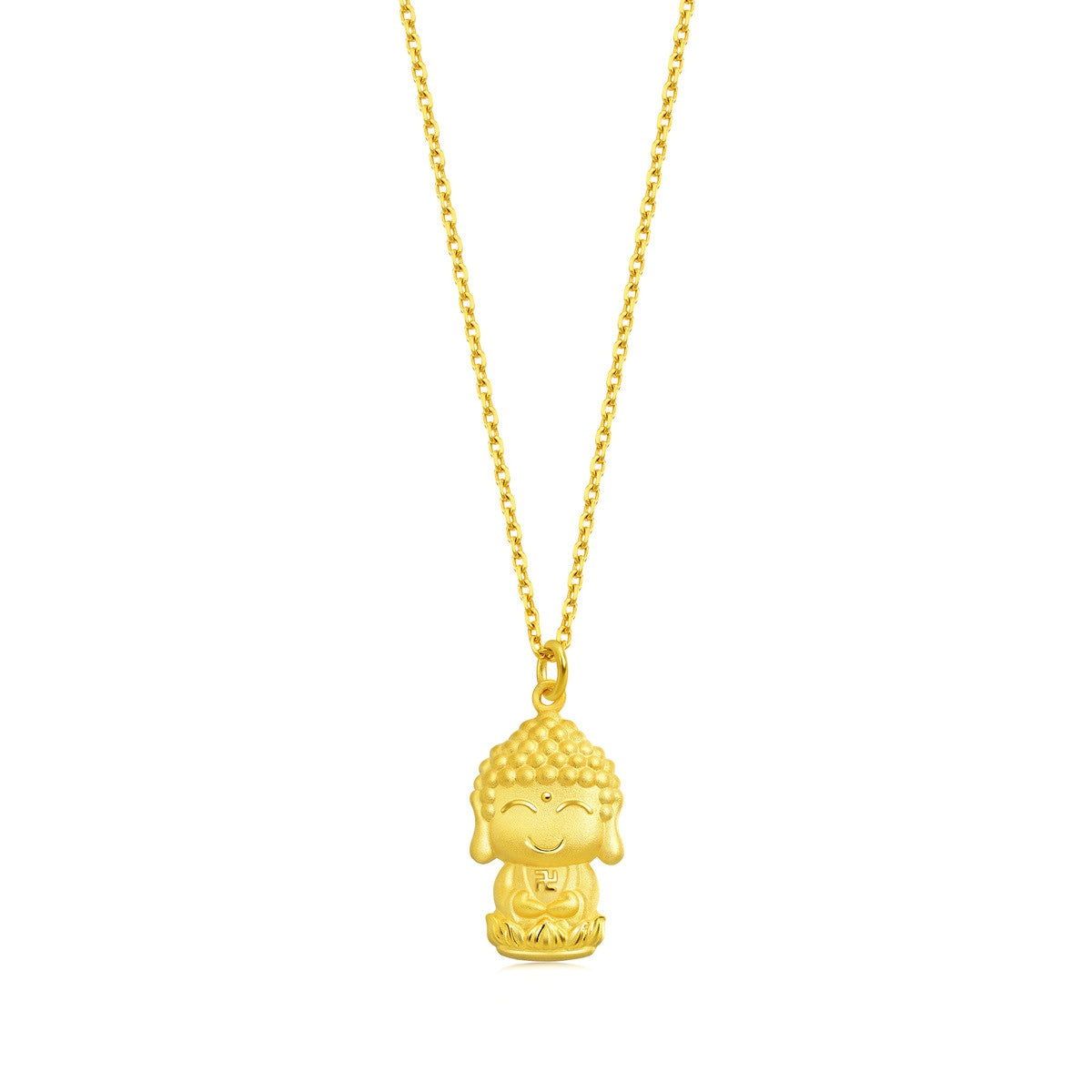 Fate with Buddha' 999.9 Gold Pure Land Buddha (Dog & Pig) Pendant