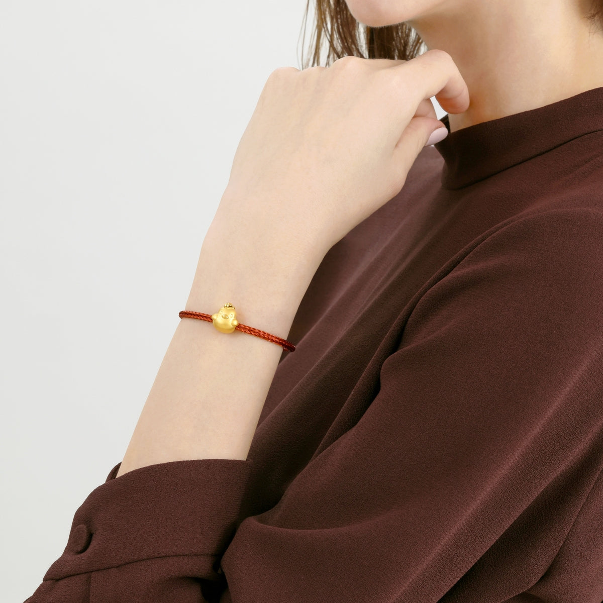 Wonderland' 999 Gold Rooster Charm