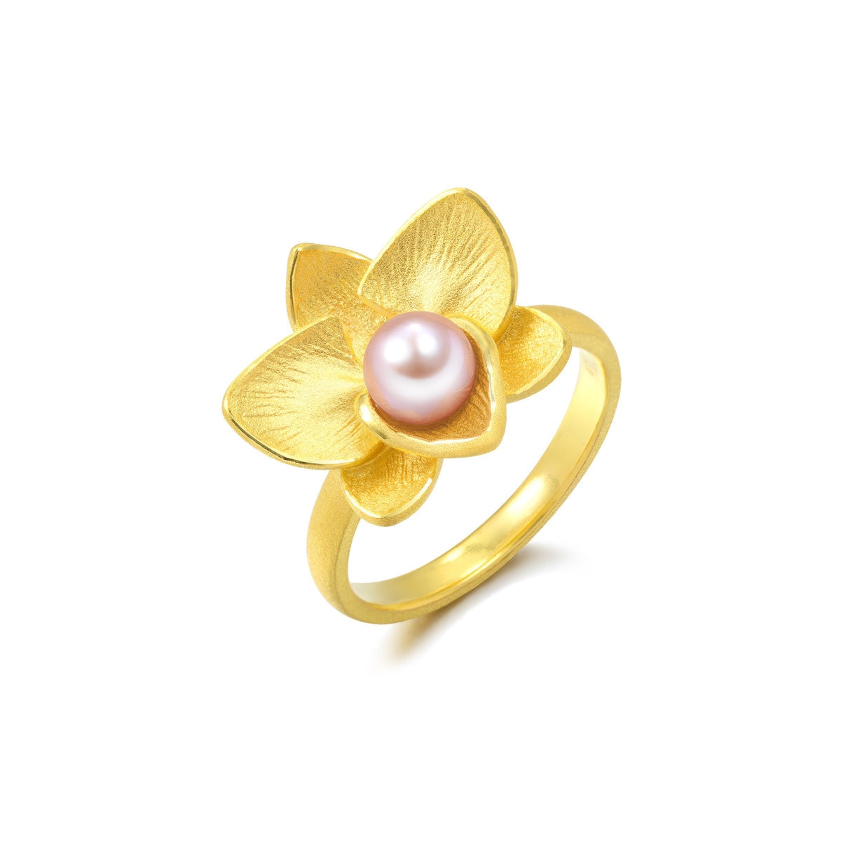 Floral' 999.9 Gold Ring