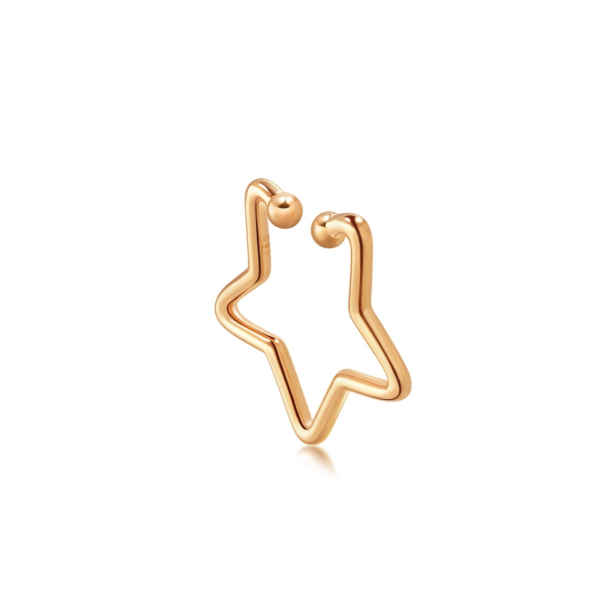 Ear Play' 18K Red Gold Single Earring