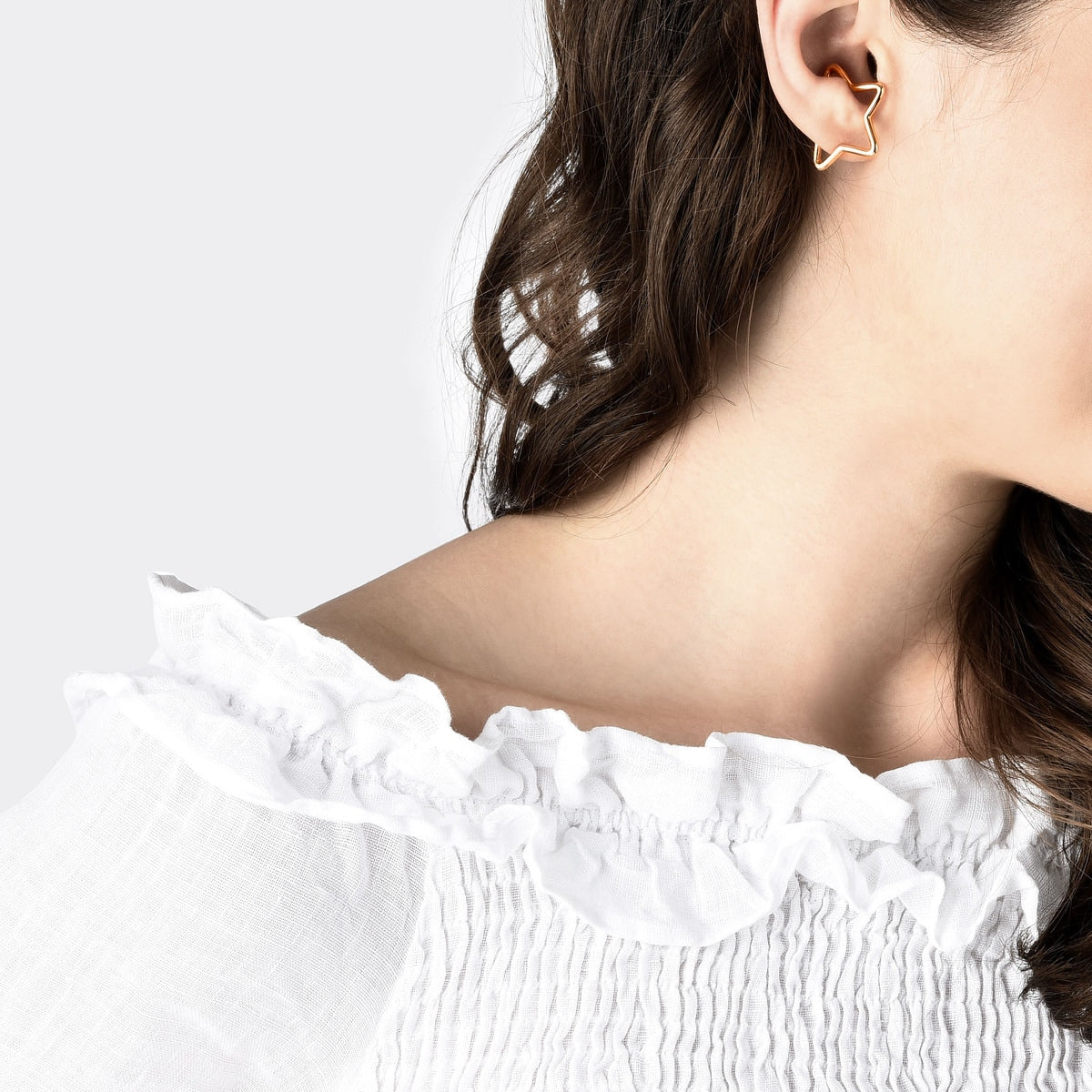 Ear Play' 18K Red Gold Single Earring