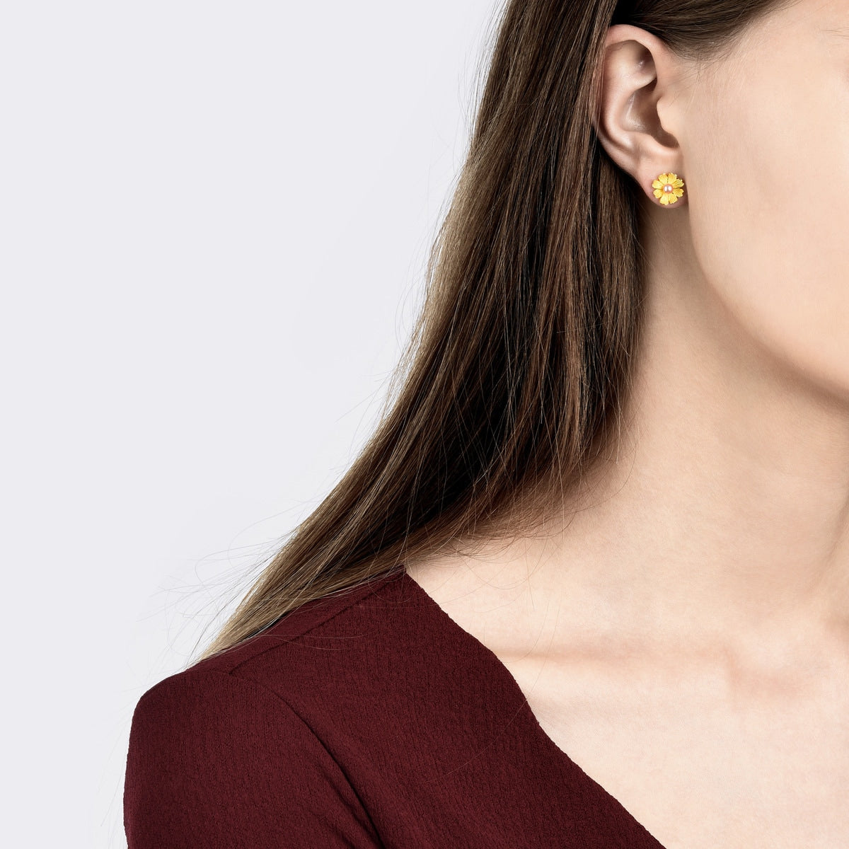 Blossom' 999.9 Gold Earrings